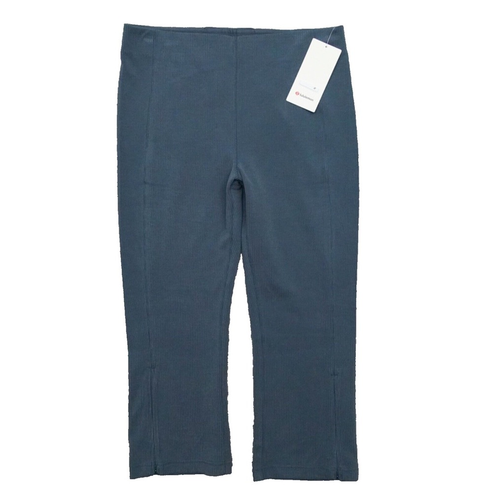 Lululemon City Sleek Women|Jeans|Skinny Wide-Leg Pants   Black Casual High Rise